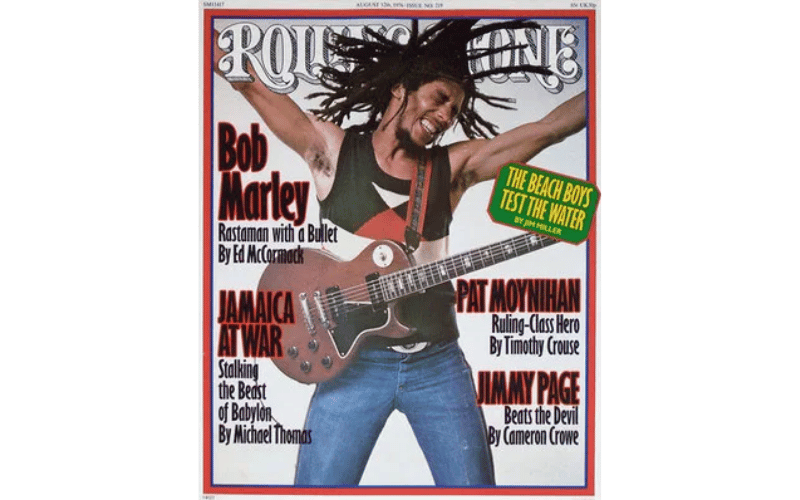 Foto: Bob Marley, Capa Rolling Stone, 1976