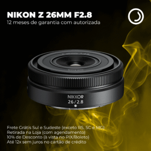 Banner Rotativo - Nikon Z 26MM F2.8